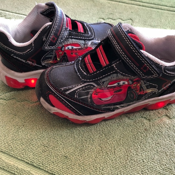 lightning mcqueen light up shoes